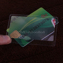 1pcs 3x Magnifier Glass Credit Card Size Portable Mini Magnifying High Quality