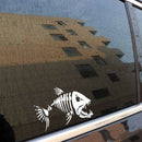 2 Pieces Fish Teeth Mouth Stickers Fishing Boat Canoe Kayak Graphic Accessori +