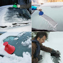 4pcs Magical Car Windshield Ice Scraper Cone Shape Snow Remover Funnel Tool