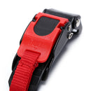 1X Quick Release Helmet Strap Buckle Pull Buckles Black & Red  JP NTAT3C