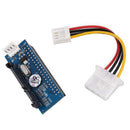 New 3.5 Inch Ide To Sata 4 Pins Hard Drive Convertor Hdd Parallel To Serial T4F7