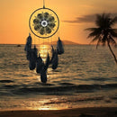 Handmade Dream Catchers Black Feather Lace Dream catchers for Wall Hanging