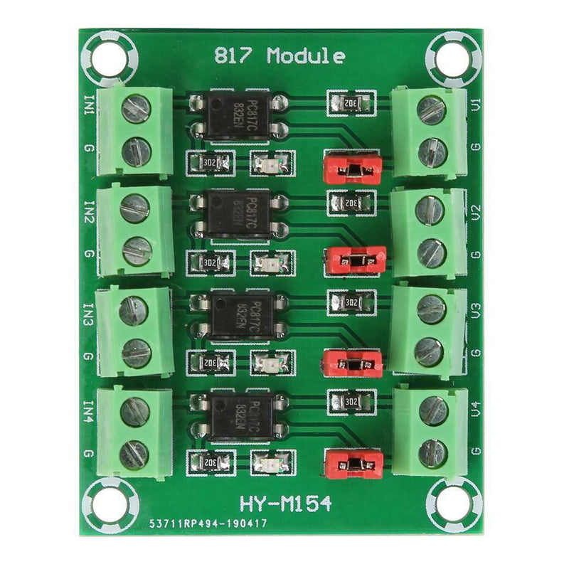 PC817 4 Channel Optocoupler Isolated Board Voltage Converter Adapter Module