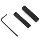 Adjustable Pom Nut Slotted for 4 Strings Bass Guitar Replacement Parts Blac S3K1