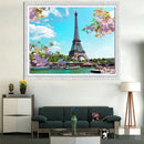 5D DIY Full Drill Diamond Painting Eiffel Tower Cross Stitch Craft (B0104) A