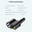 BT01 MP3 Player Bluetooth Dual USB Car Charger FM Transmitter Player Charge P6I3