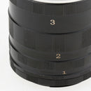 Macro Close-Up Auto Focus Extension Tube Set For Canon EOS Rebel T6s, T6i, SL1,