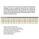 Guitar String One Set 6pcs Rainbow Colorful Acoustic Phosphorine Copper String