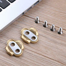 1 Pair MTB Bike Self-Locking Eggbeater Lock Plate Pedal Cleat Cycling Gear