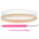3Pcs Weaving Sock Knitting Loom Crafts Tools Sock Scarf Hat Weaver Needle Sew BX