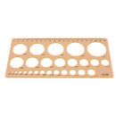 1X Quilling Ruler Template Tool Kit Circle Size Origami Paper Quilled Creat FT