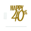 happy 40th cake toppers anniversary party supplies birthday party decoration TOC
