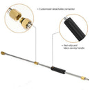 Pressure Washer Extension Spray Wand with 5 Spray Nozzle Tips 1 Pivoting Co