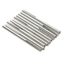 1/8" Shank 1 31/32" Long Abrasive Sandpaper Split Mandrels 10 Pcs