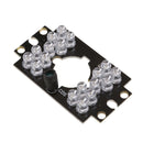 18 Led Infrared IR 90 Degrees Bulb Board 850nm For Surveillance