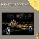 DIY Budapest Hungary Art Doodle Scratch Painting Educational Drawing Toys A