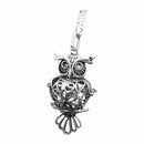 Owl Locket Pendant DIY Necklace Fragrance Aromatherapy Essential Oil Diffus