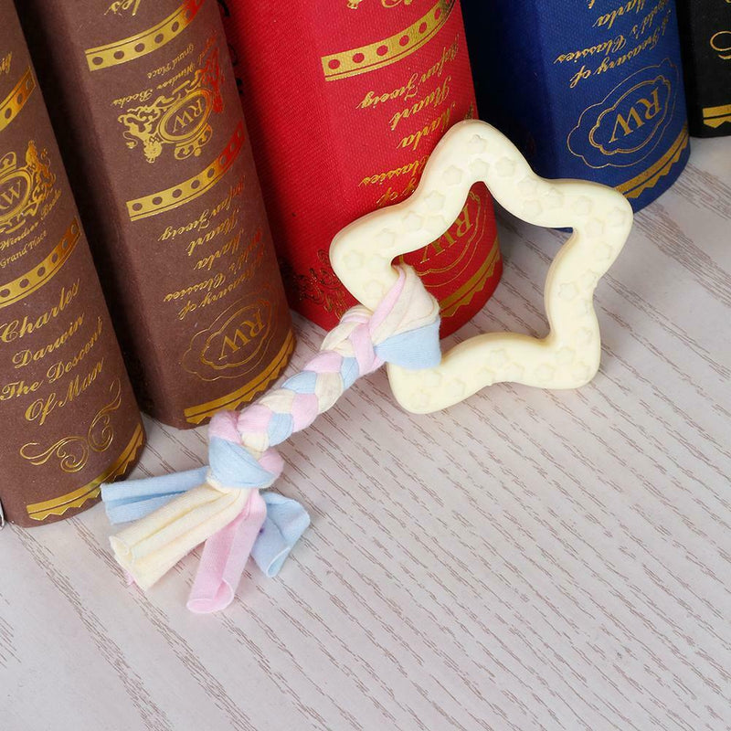 3pcs Natural Rubber Pentagram Circle Monkey Shape Pet Dog Interactive Toys