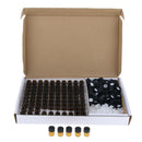 Glass Bottles w/Orifice Reducer Sample Vials Leakproof for Pocket Purse 2ml
