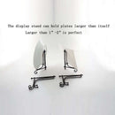 (2 Pack)Iron Display Stand, Black Iron Easel Plate Display Photo Holder Sta Y1A6