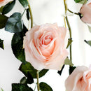 180cm Artificial Rose Flower Vine Wedding Decorative Real Touch Silk Flower I2W9