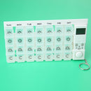 Digital 7days Pill Reminder Organizer Pill Box Case Timer White