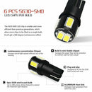 10Pcs 12V T10 SMD Wedge LED Light Bulb Globe White 2825 168 192 194 W5W 501 158
