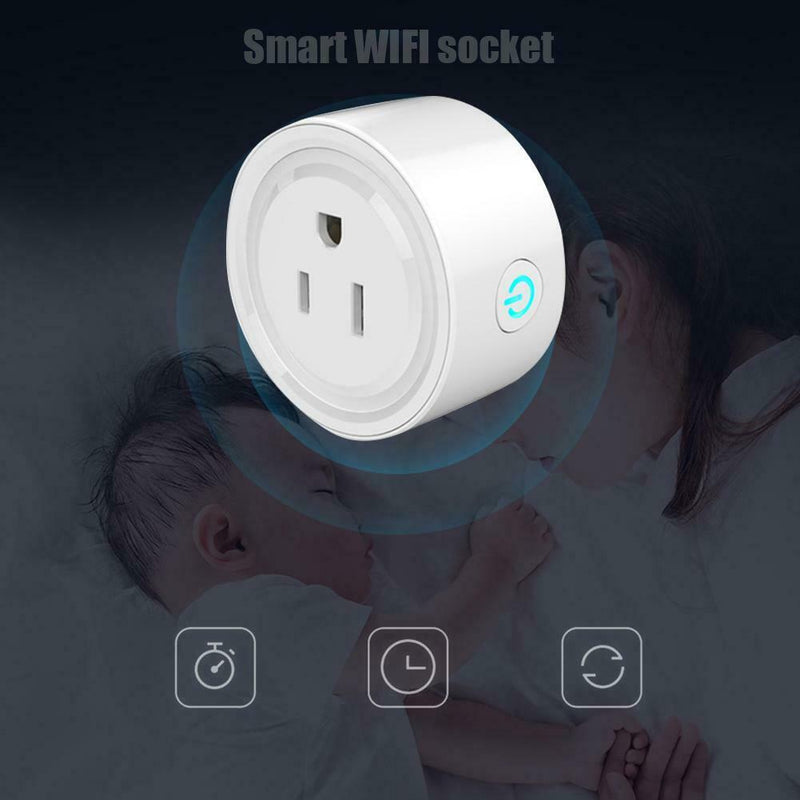 WiFi Smart Socket Remote Timing Socket Power Adapter APP Control US Plug