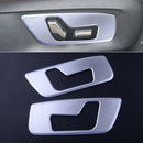 2Pcs Front Seat Adjustment Switch Button Cover Trim Fit BMW 5 Series G30 2018