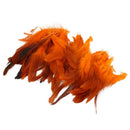 50 Beautiful cock feathers 12-18cm / 4-7inch orange N6L3