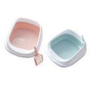 2Pcs 16'' Open Top Cat Litter Box Cats Litter Box