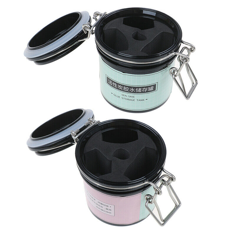 Hot Eyelash Glue Storage Tank Adhesive Stand Storage Container Makeup Tool - 3C