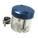 Blue Universal Aluminum Clutch Fuel Gas Oil Cylinder Tank Cup Bottle Scooter