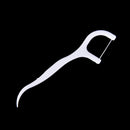 50Pcs/Pack Sticks Health Tooth Clean Picks Dental Floss Flosser Toothpicks TEUS