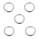 10x Stainless Steel Rings Stainless Steel O  Polished Stainless