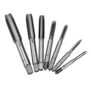 8pcs Metal Screw Taps Thread Metric Machine Wrench Holder Hand Hinge Set