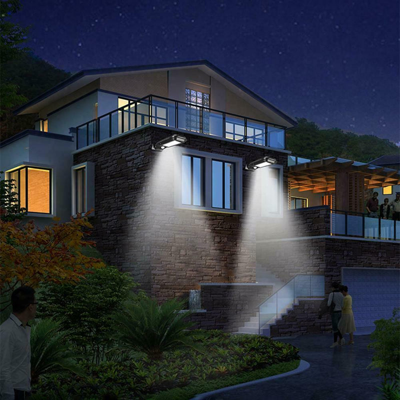 Outdoor Solar Street Light Waterproof Path Yard Motion Sensor Lamp (60LED) A