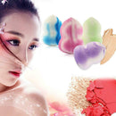 4pcs/Set Colorful Gourd-Shaped Makeup Sponge Powder Puff Beauty Tool