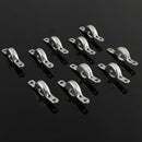 10pcs Door Window Cupboard Drawer Bin Single Nylon Sliding Roller Pulley Wh