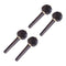 7pcs/Set Ebony Violin Parts 4/4 Fittings Chinrest Pegs Tailpiece Tuners En A