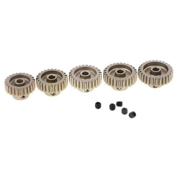5PCS Motor Pinion Gear For 1/8 1/10 RC Car Truck 23T-27T