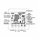 Wall Mounted Gas Boiler Heating Temperature Controller Programmable Thermostat