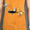 Adjustable Welding Bib Apron  Resistant Soldering Clothing Apron Brown
