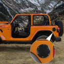 for Jeep Wrangler JK 07-17 Carbon Fiber Filler Door Cover Gas Tank Cap for