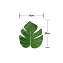 30PCS Tropical Leaves Palm Leaves Imitation Plant Leaves Flowers Party Decor