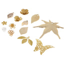 13pcs Leaves Charms Pendants Beads Caps Findings for DIY Bridal Hair Jewelry