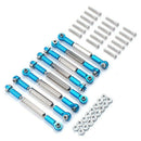 For Metal Tie Rod for WPL 1:16 Henglong Truck Crawler Update Parts,Blue