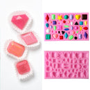 Chocolate Cake Silicone Fondant Mould Jewelry Gemstones Baking Molds Kitchen Pro