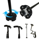 Aluminum Alloy Adjustable  Folding Sticks Lightweight Crutches for Seniors