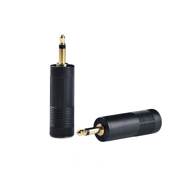 Mono Jack Adapter 3.5 mm (1/ 8 Inch) Male to 6.35 mm (1/ 4 Inch) Female Aud H7B6